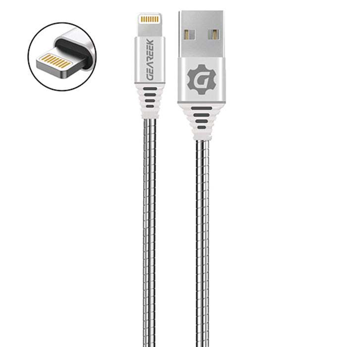 Cable Lightning (iPhone) Acero PowerSteel Garantizado